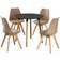 Life Interiors Round Lorenzo Dining Set 80cm 5pcs