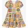 Molo Girls Yellow Crochet Print Cotton Dress Yellow 9-10 year