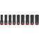 Milwaukee shockwave impact duty 1/2'' drive metric deep 6 point socket set 9pc Socket Bit