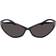 Balenciaga 90s Oval Sunglasses Black/Black/Grey One Size