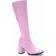 Ellie Shoes Women's pastel pink gogo boots