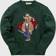 Polo Ralph Lauren Knitted Crew Neck Bear Sweater New Forest Heather