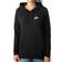 Nike Sportswear Essential Hoody Damen Schwarz, Weiß