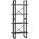 vidaXL 4 Compartments Bokhylla 140cm