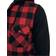 Urban Classics Hooded Checked Flanell - Black/Red