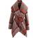 Chicwish Women's Turn Down Shawl Collar Wool Coat - Coral