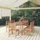 vidaXL 5 Piece Garden Patio Dining Set, 1 Table incl. 4 Chairs