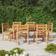 vidaXL 7 Garden Patio Dining Set, 1 Table incl. 6 Chairs