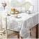 Emma Barclay Grace Oblong Tablecloth Silver, Beige, Green
