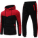 Gillberry Men's Tracksuit 2 Piece Hoodie - Red