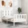 vidaXL Frame with Headboard White White