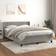 vidaXL Velvet with Mattress Kontinentalsäng 140x190cm