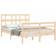 vidaXL Frame with Headboard