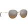 Michael Kors Round Metal Sunglass Gold