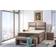 Hanah Home Resårmadrass 100x200 Vit/Beige Resårbotten