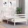 vidaXL Frame with Headboard White White