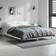 vidaXL Bed Frame High Gloss Double Engineered Wood