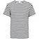 Selected HOMME Men's SLHBRIAC Stripe SS O-Neck Tee W NOOS T-Shirt, Bright White/Stripes:Navy Blazer