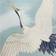 Muriva Oriental Japanese Birds Cranes Duckegg Blue White Metallic Silver Wallpaper