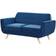 Beliani Bernes Sofaüberzug Blau (160x)