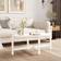 vidaXL Pine White Coffee Table