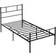 Homcom Single Metal Bed Frame Footboard, Space 197x190cm