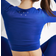 Casall Crop Long Sleeve T-shirt - Digital Blue