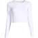 Casall Crop Long Sleeve T-shirt - White