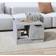 vidaXL Engineered Wood Concrete Grey Coffee Table 50x50cm