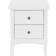 Core Products Como White Bedside Table 38x38cm