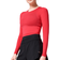 Casall Crop Long Sleeve T-shirt - Luscious Red