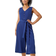 Roman Petite Wide Leg Culotte Jumpsuit - Navy