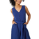 Roman Petite Wide Leg Culotte Jumpsuit - Navy
