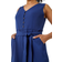 Roman Petite Wide Leg Culotte Jumpsuit - Navy