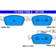 ATE Bremsbelagsatz VW 13.0460-7286.2 Bremsbeläge,Bremsklötze,Bremssteine,Bremsbeläge
