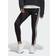 adidas Essentials 3-Stripes High-Waisted Leggings - Black/White