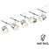 Paulmann 1000cm 5-Light Track Kit Matt Chrome Ground Lighting