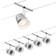 Paulmann 1000cm 5-Light Track Kit Matt Chrome Ground Lighting