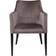 KARE 83580 Armchair Gray/Black Kitchen Chair 87cm
