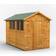 power Roof Double Door Shed 10'x6' Golden (Building Area )