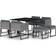 vidaXL 41933 Matgrupp, 1 Bord inkl. 4 Stolar