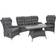 Venture Design Washington Loungeset, 1 Bord inkl. 2 Stolar & 1 Soffor