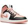 Nike Air Jordan 1 Mid GS - White/Black/Light Madder Root