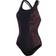 Speedo Women's 1-Piece Printed Swimsuit Calypso Shaping - Noir