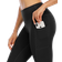 Chrleisure High Waisted Tummy Control Workout Yoga Pants 5-pack - Black