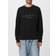 Balmain Metallic Flocked Sweatshirt - Sort