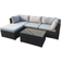 Wiksbo 6824407 Loungeset, 1 Bord inkl. 1 Soffor