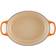 Le Creuset Volcanic Signature Cast Iron Oval med lock 4.1 L