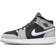 Nike Air Jordan 1 Mid SE GS - Black/White/Light Smoke Grey/University Red