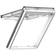 Velux GPU MK04 0070 Aluminium, Trä Överkantshängt 3-glasfönster, 2-glasfönster 78x98cm